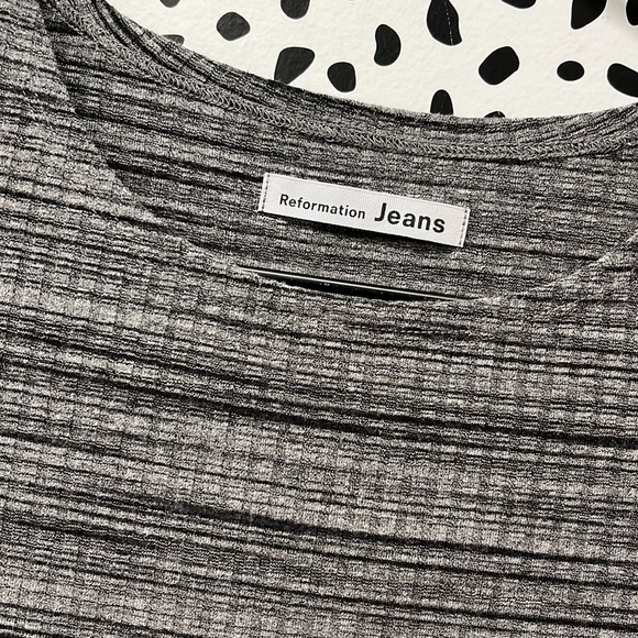 Reformation Charcoal Perry Midi Dress - Picture 5 of 7